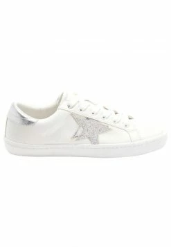 Next Damen FOREVER COMFORT STAR - Sneaker Low - White And Silver