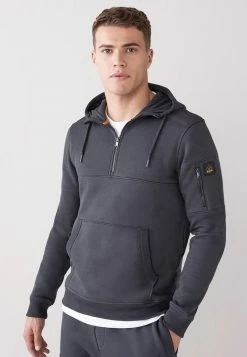 Next Herren UTILITY JERSEY - Kapuzenpullover - Grey