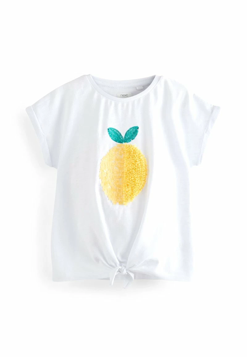 Next Kinder LEMON TIE FRONT - T-Shirt Print - White – Bild 4