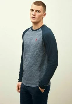 Next Herren LONG SLEEVE - Langarmshirt - Blue