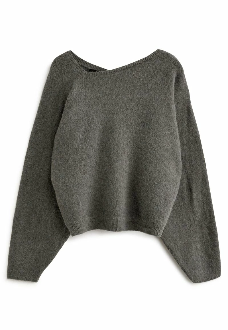 Next Damen ASYMMETRIC NECK - Strickpullover - Charcoal Grey – Bild 4