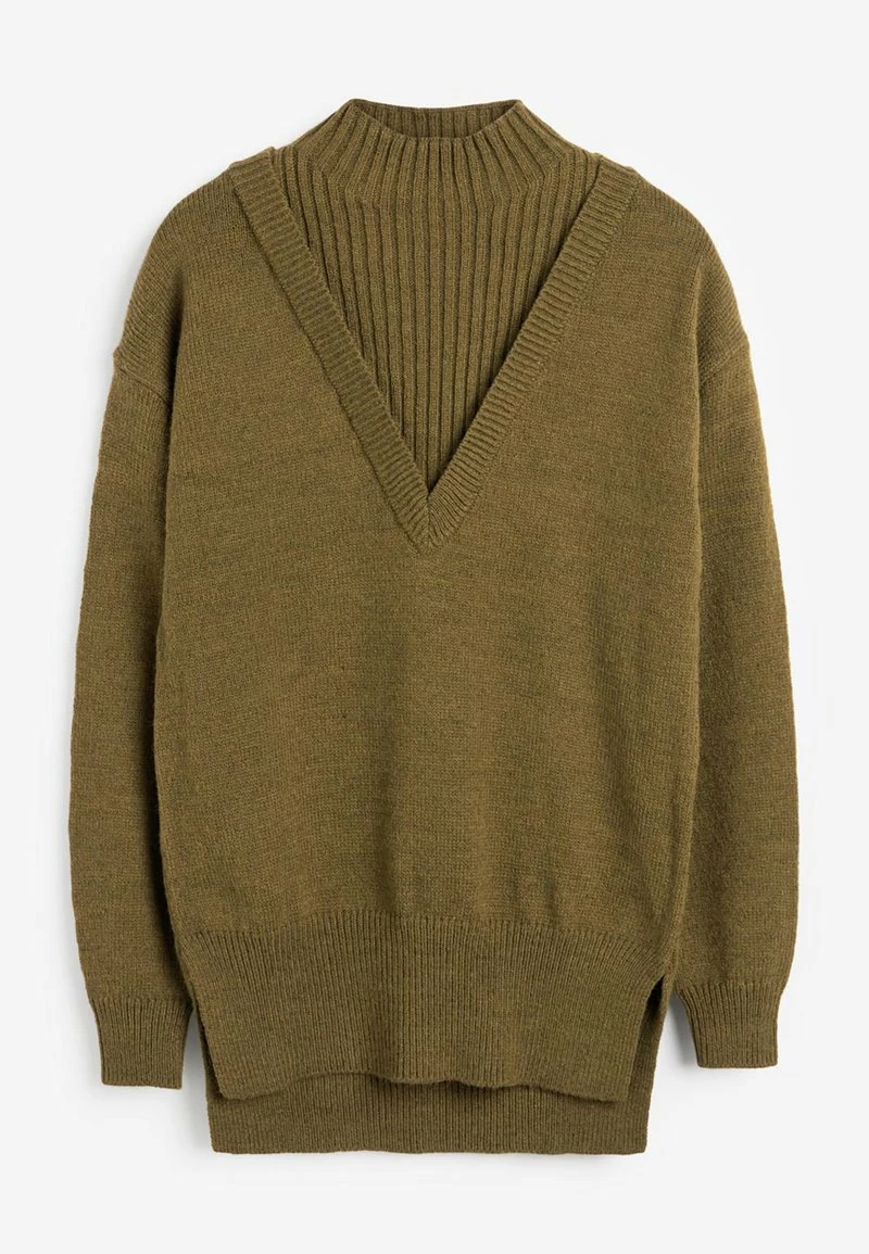 Next Damen Strickpullover - Khaki – Bild 6