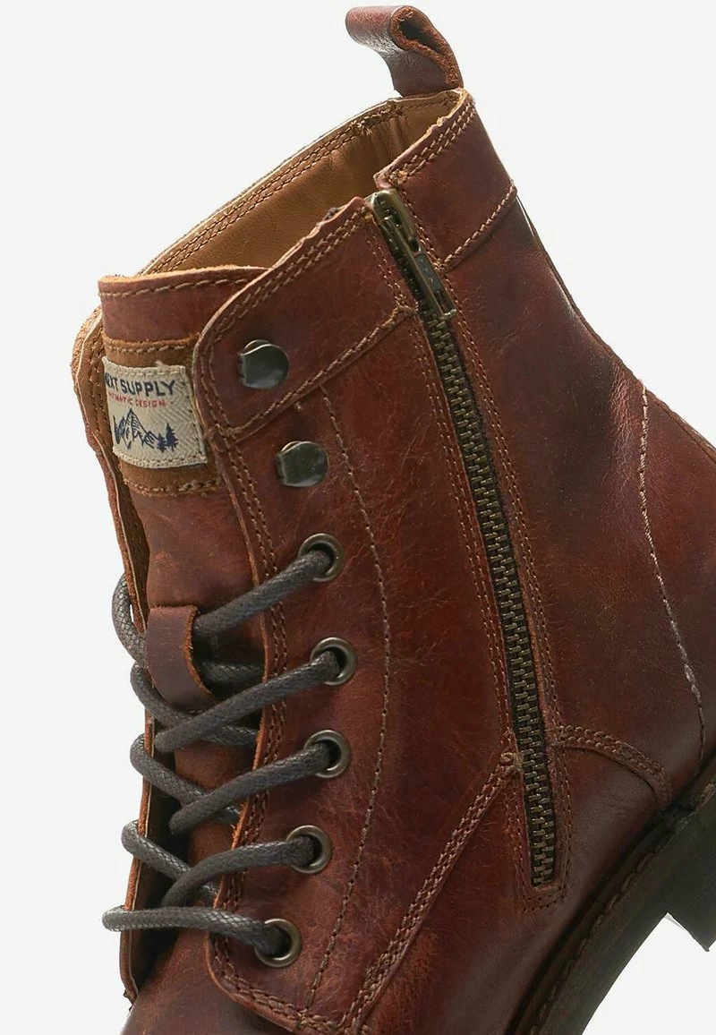 Next Herren TALL ZIP CLEATED - Schnürstiefelette - Brown – Bild 4