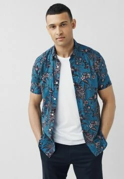 Next SHORT SLEEVE - Hemd - Blue Black | Herren