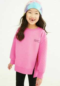 Next Kinder JUMPER WITH SIDE ZIPS - Sweatshirt - Pink
