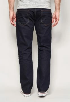 Next Herren With Stretch - Jeans Straight Leg - Blue