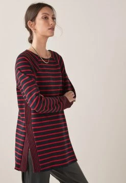 Next Damen SIDE SPLIT LONG SLEEVE - Langarmshirt - Blue