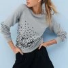 Next Damen ANIMAL GRAPHIC - Sweatshirt - Grey