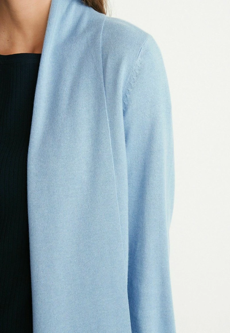 Next Damen LONGLINE - Strickjacke - Light Blue – Bild 3