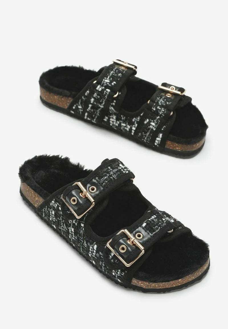 Next Damen Pantolette Flach - Black (a37727) – Bild 4