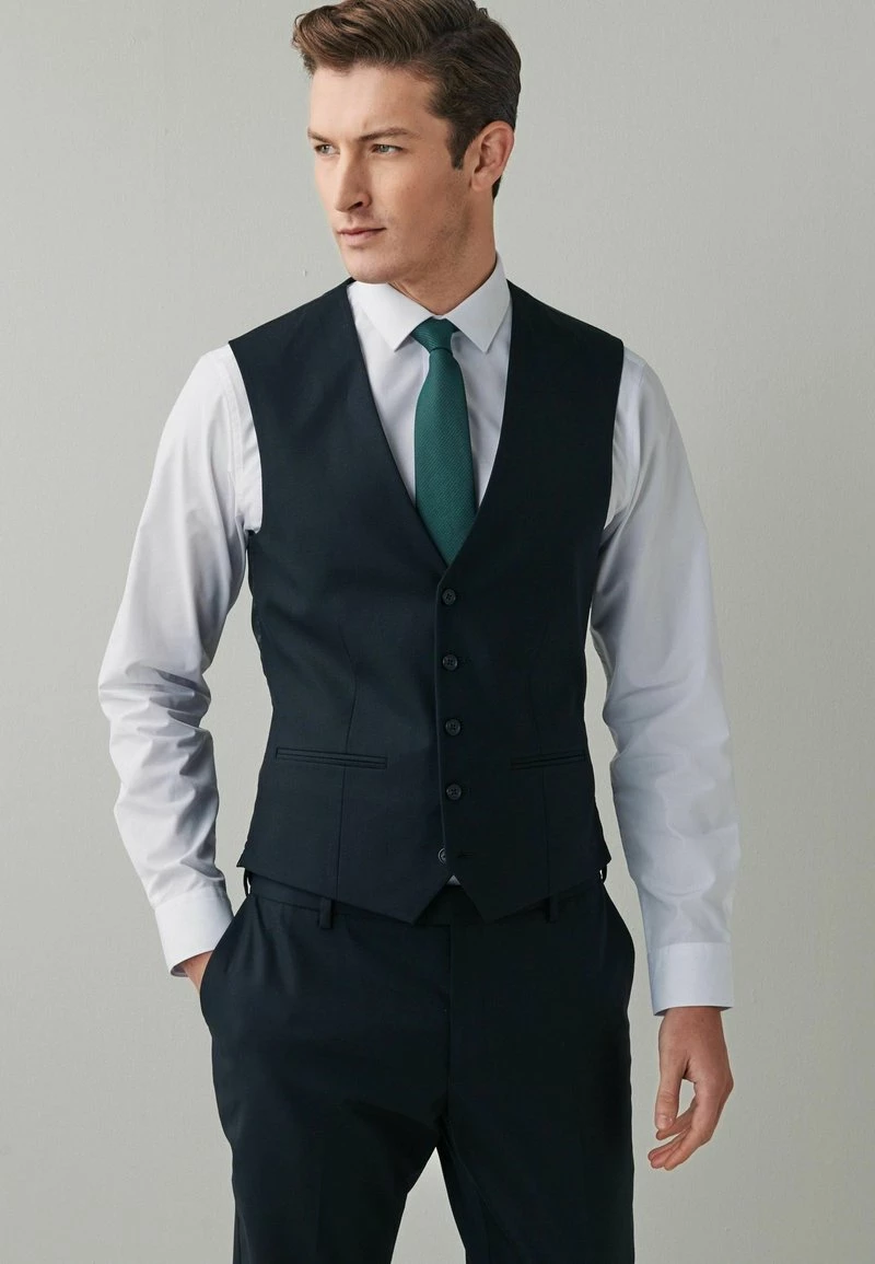 Next Herren BLEND MOTION FLEX - Anzugweste - Black