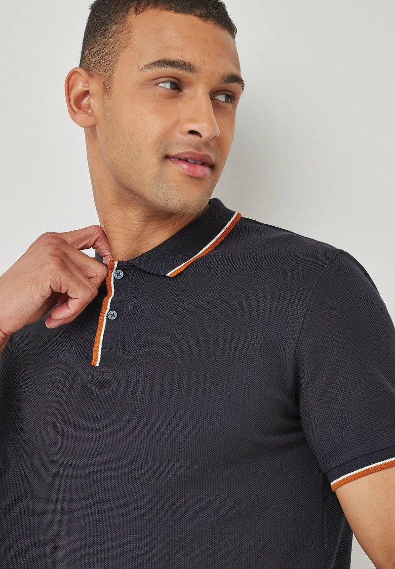 Next Herren TIPPED - Poloshirt - Dark Blue – Bild 3