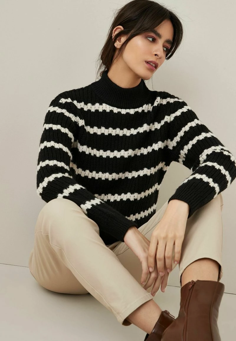 Next Damen Strickpullover - Monochrome – Bild 3