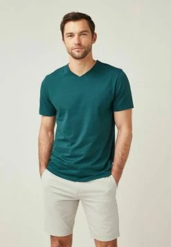 Next Herren T-Shirt Basic - Dark Green