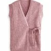 Next Damen SOFT TOUCH SLEEVELESS - Strickjacke - Blush Pink