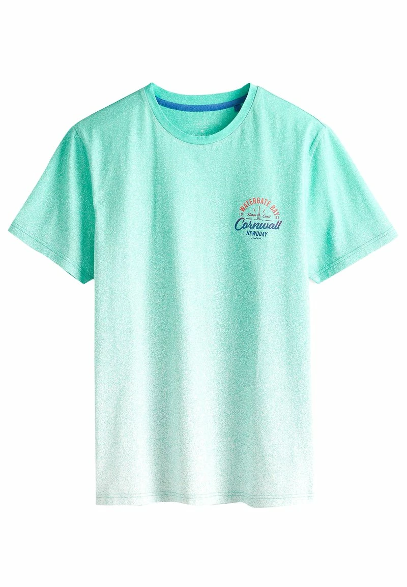 Next Herren T-Shirt Print - Mint Green – Bild 5