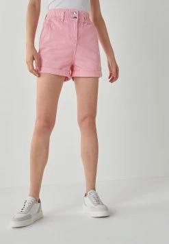Next Damen ELASTICATED WAIST - Jeans Shorts - Light Pink