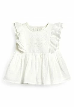 Next Kinder BRODERIE - Bluse - White