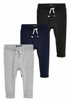 Next Unisex 3 PACK LIGHTWEIGHT JOGGERS - Jogginghose - Black