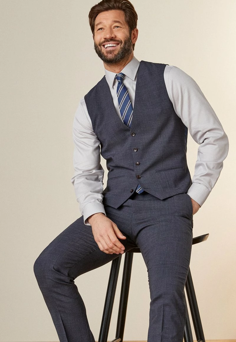 Next Herren SIGNATURE MOTIONFLEX - Anzugweste - Dark Blue – Bild 3