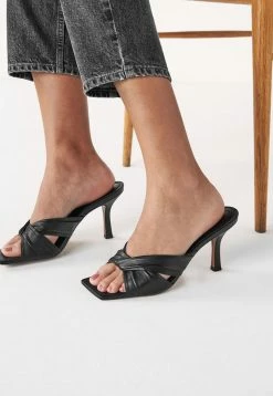 Next Damen Pantolette Hoch - Black