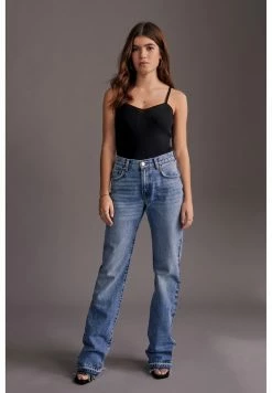 Next Damen Jeans Straight Leg - Dark Blue