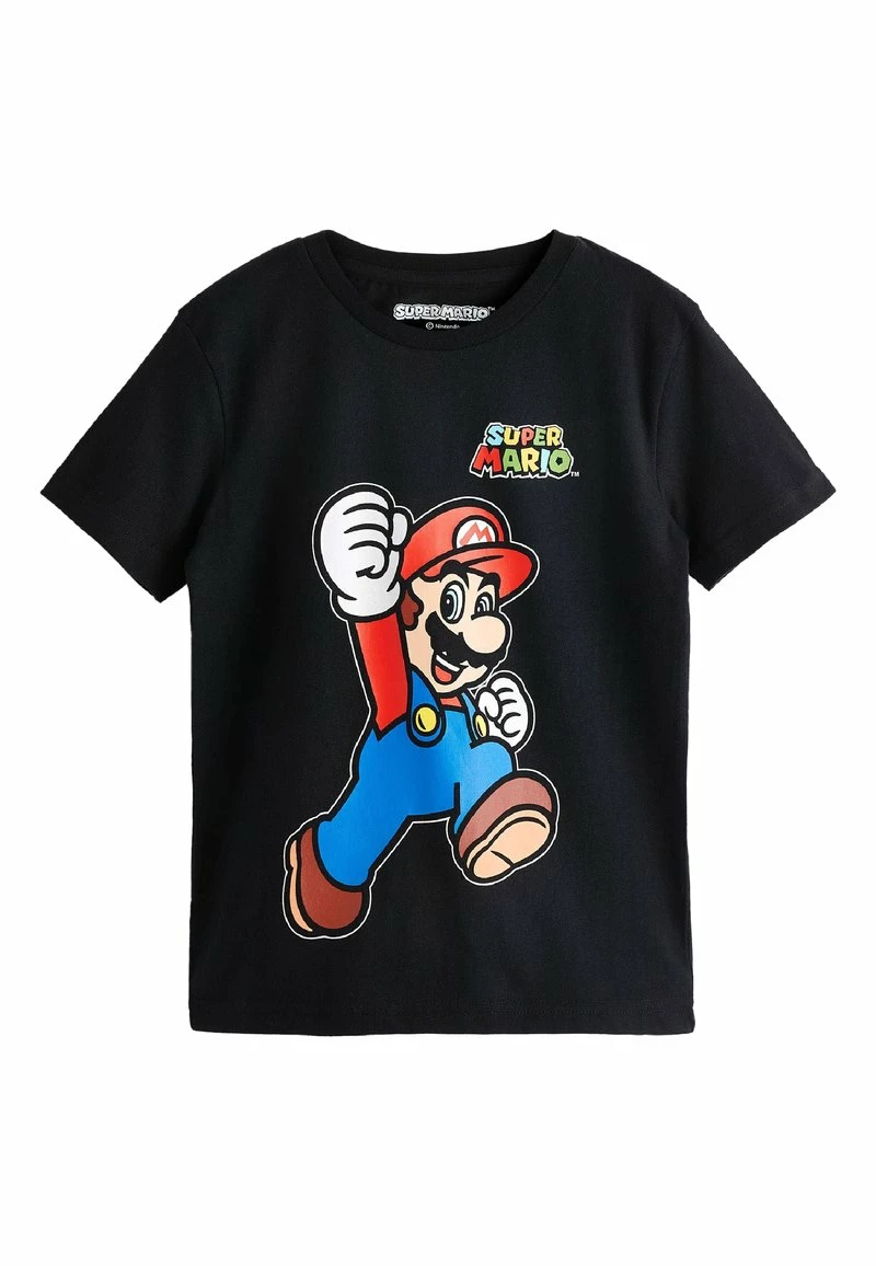 Next Kinder T-Shirt Print - Black Mario – Bild 2
