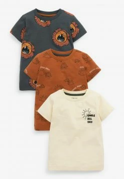 Next Kinder 3 PACK - T-Shirt Print - Mottled Orange