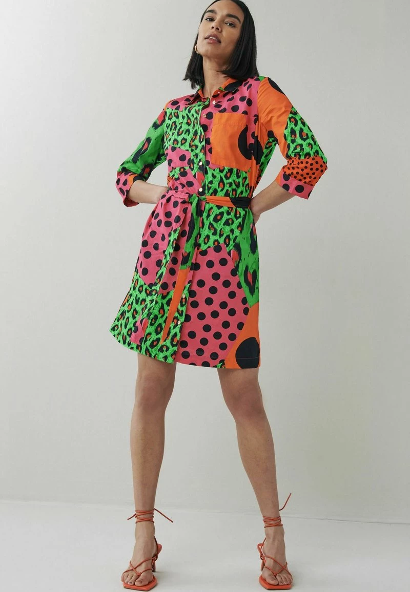 Next Damen Blusenkleid - Multi Spliced Print – Bild 2