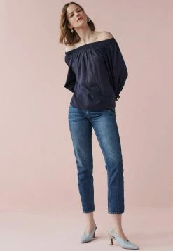 Next Damen TEXTURED - Bluse - Navy Blue
