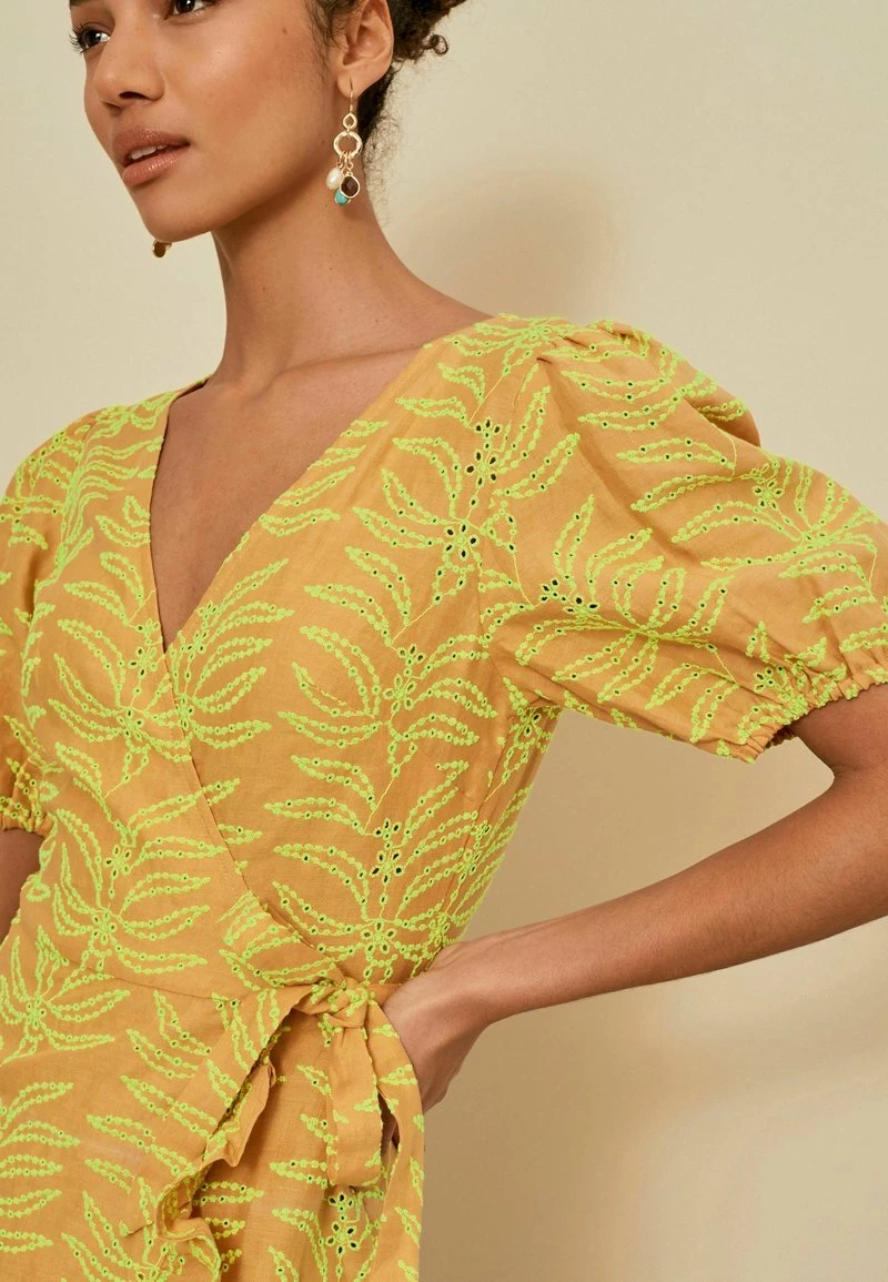 Next Damen Freizeitkleid - Brown Floral – Bild 2