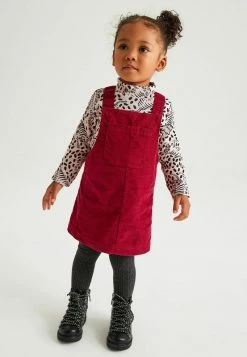 Next Kinder BAKER BY TED BAKER BURGUNDY PINAFORE SET - Strickpullover - Red