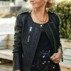 Next Damen Lederjacke - Black