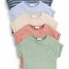 Next Kinder 5 PACK SHORT SLEEVE - T-Shirt Basic - Mineral Blue Green