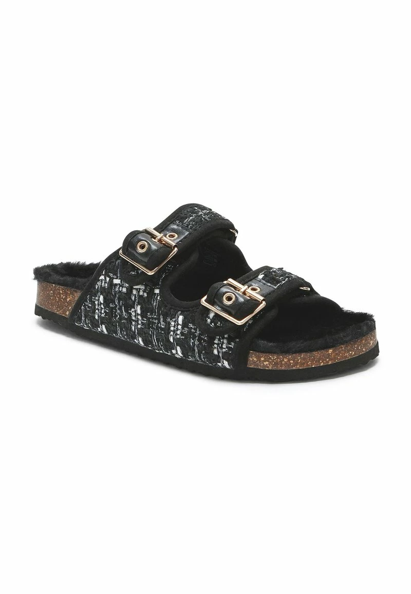 Next Damen Pantolette Flach - Black (a37727) – Bild 2