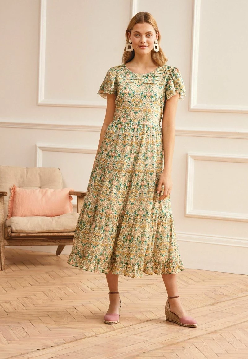 Next Damen TIER - Freizeitkleid - Morris & Co. Ecru White Floral – Bild 2