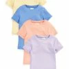 Next Kinder 4 PACK - T-Shirt Basic - Multi Coloured