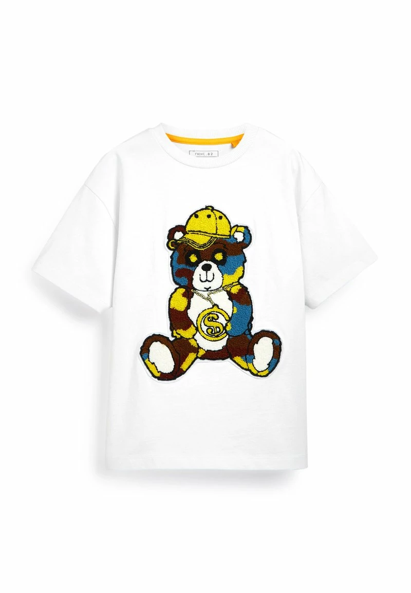 Next Kinder BOUCLE GRAPHIC SHORT SLEEVE - T-Shirt Print - White Bear – Bild 4