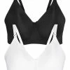 Next Damen 2 PACK - Push-up BH - Black