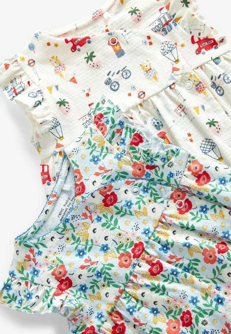 Next Kinder 2 PACK - Jumpsuit - Red Blue Floral Baby – Bild 5