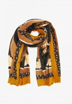 Next Damen TIGER PATTERN - Schal - Black, Yellow