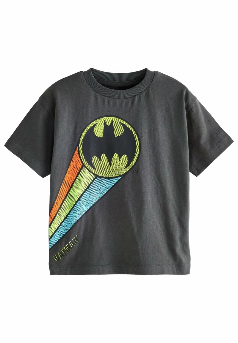 Next Kinder RAINBOW BATMAN SHORT SLEEVE - T-Shirt Print - Black