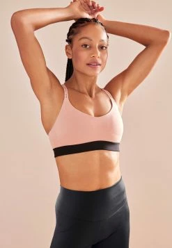 Next Damen MEDIUM IMPACT CROP - Bustier - Pink