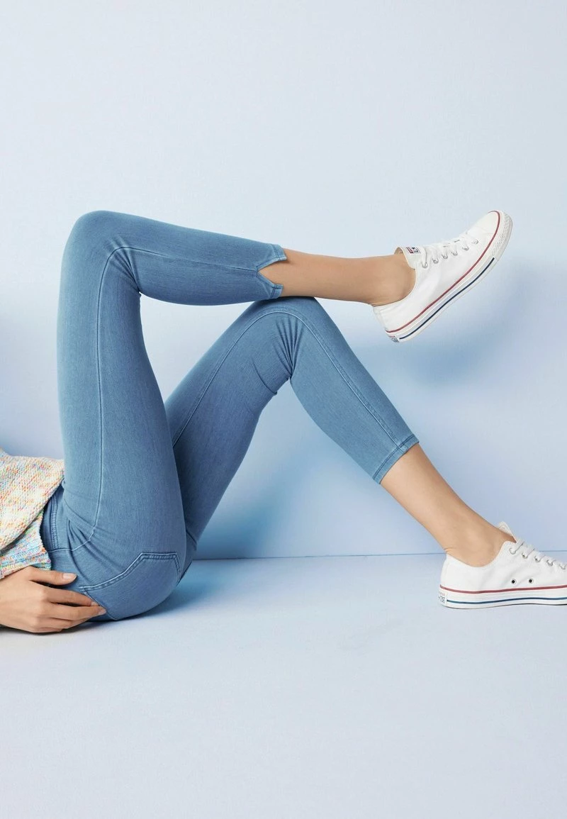 Next Damen CROPPED - Jeggings - Blue – Bild 4