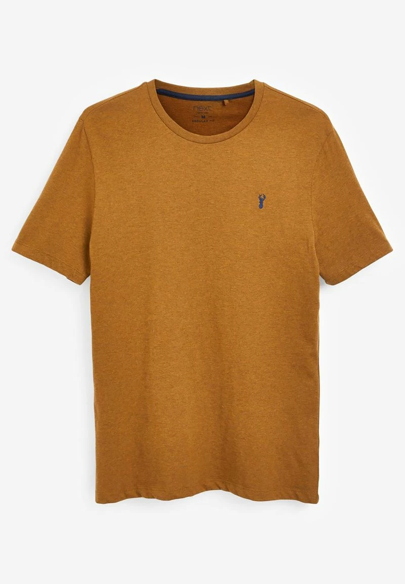 Next Herren REGULAR FIT STAG - T-Shirt Basic - Beige – Bild 4