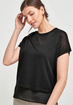 Next Damen T-Shirt Basic - Black