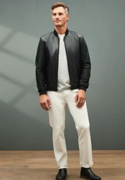 Next Herren Lederjacke - Black