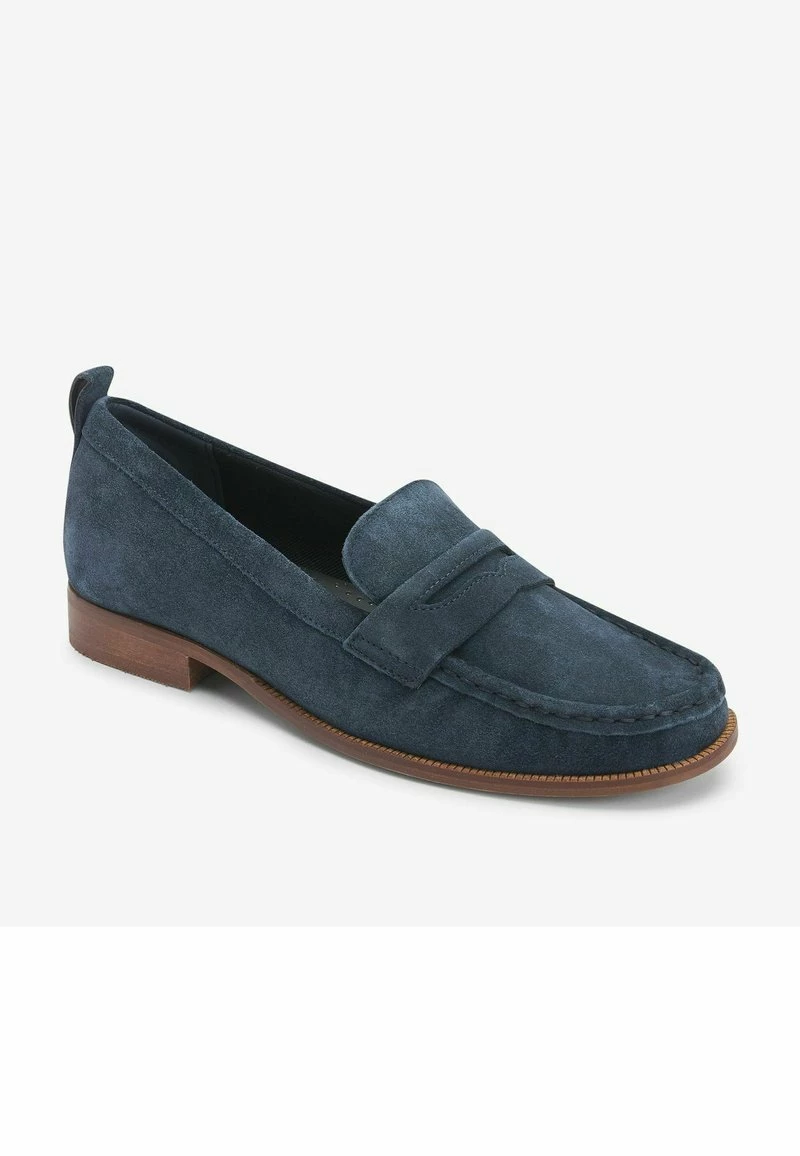 Next Damen MOCCASIN - Slipper - Navy Blue Suede – Bild 2