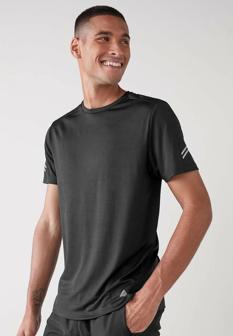 Next Herren ACTIVE - T-Shirt Print - Black