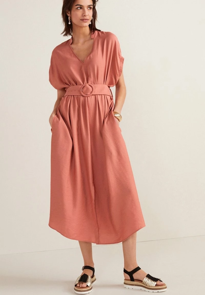 Next Damen BELTED - Freizeitkleid - Pink